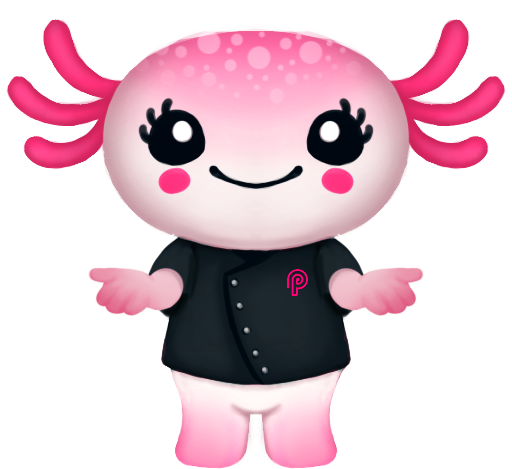 Chef sonriente con las manos extendidas